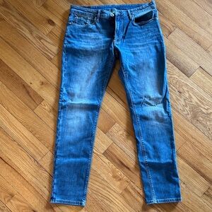 Emporio Armani Men's Blue Slim Fit Jeans